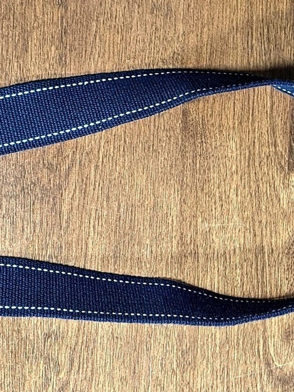 Vintage Navy Blue Double D-Ring Canvas Belt 10
